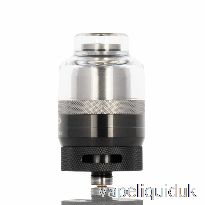 VOOPOO RTA Pod Tank Black & Silver Vape Juice